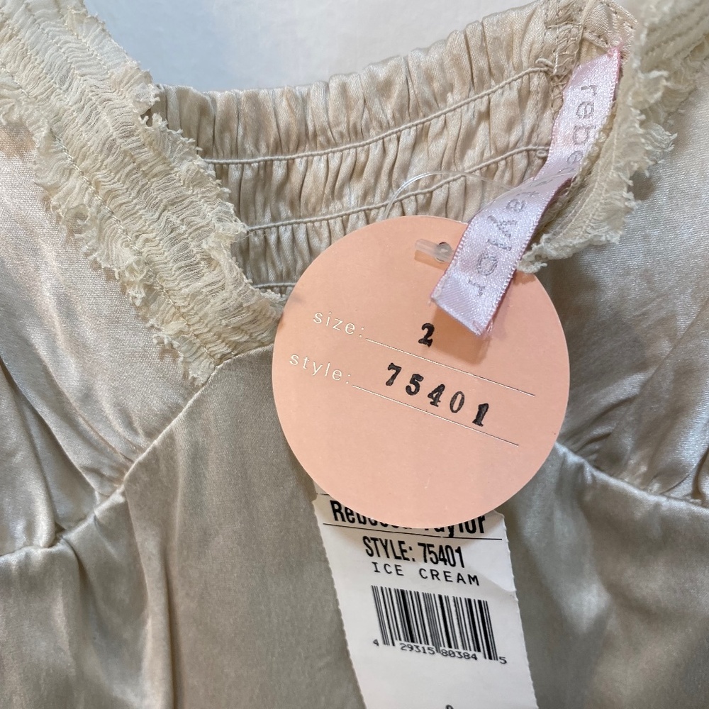 NWT Rebecca Taylor Silk Top